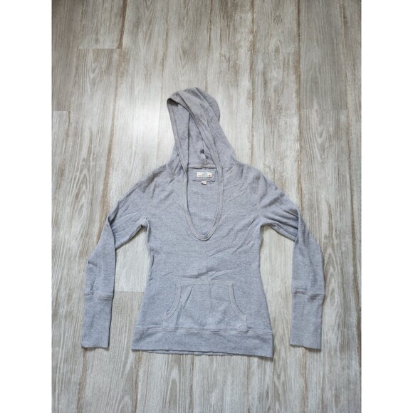 so wear it delcare it Tops - VTG So Wear It Declare It Waffle Knit Hoodie Gray Long Sleeve Pocket Sz L Y2K